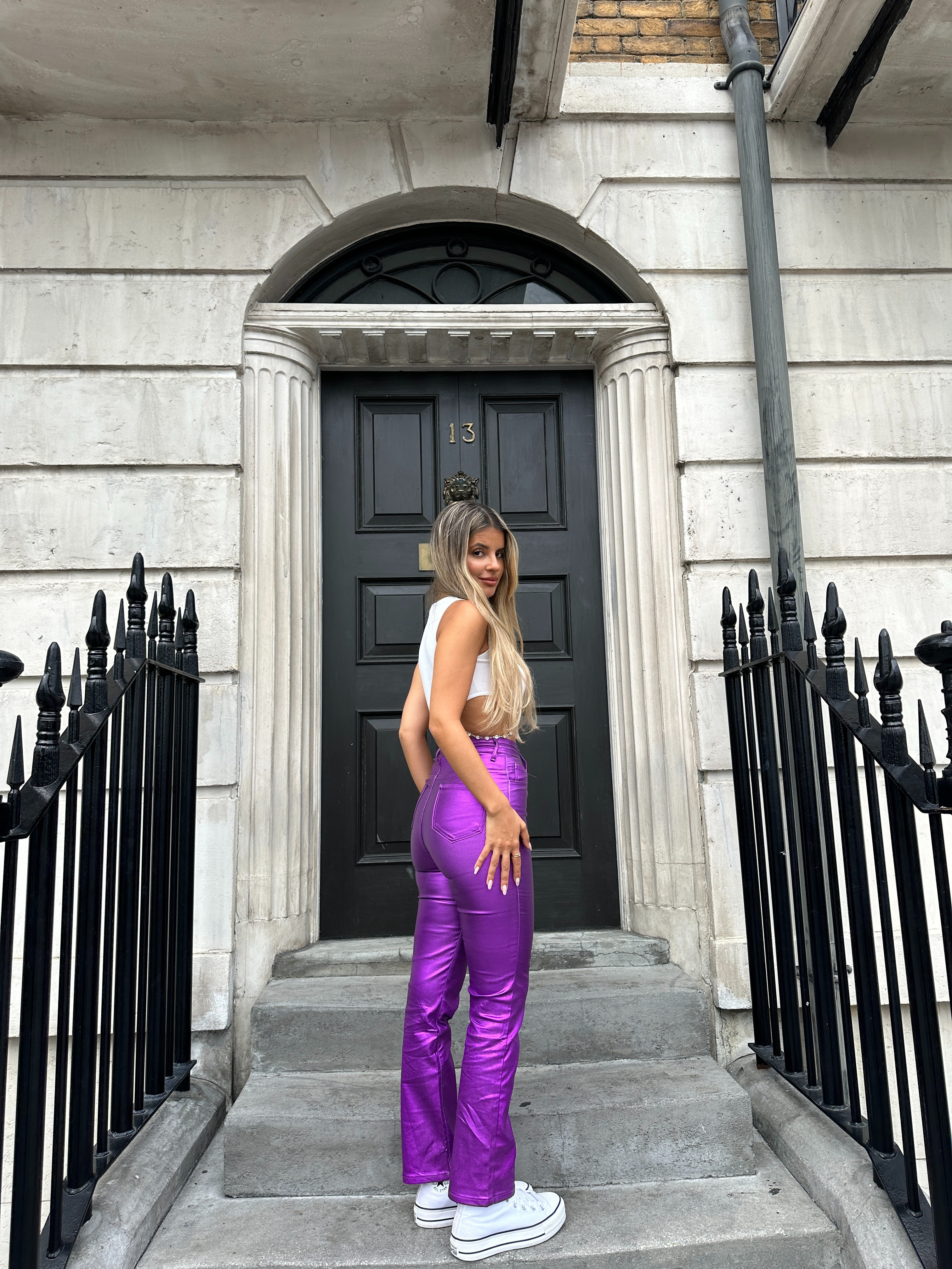 Pantalón Metalizado