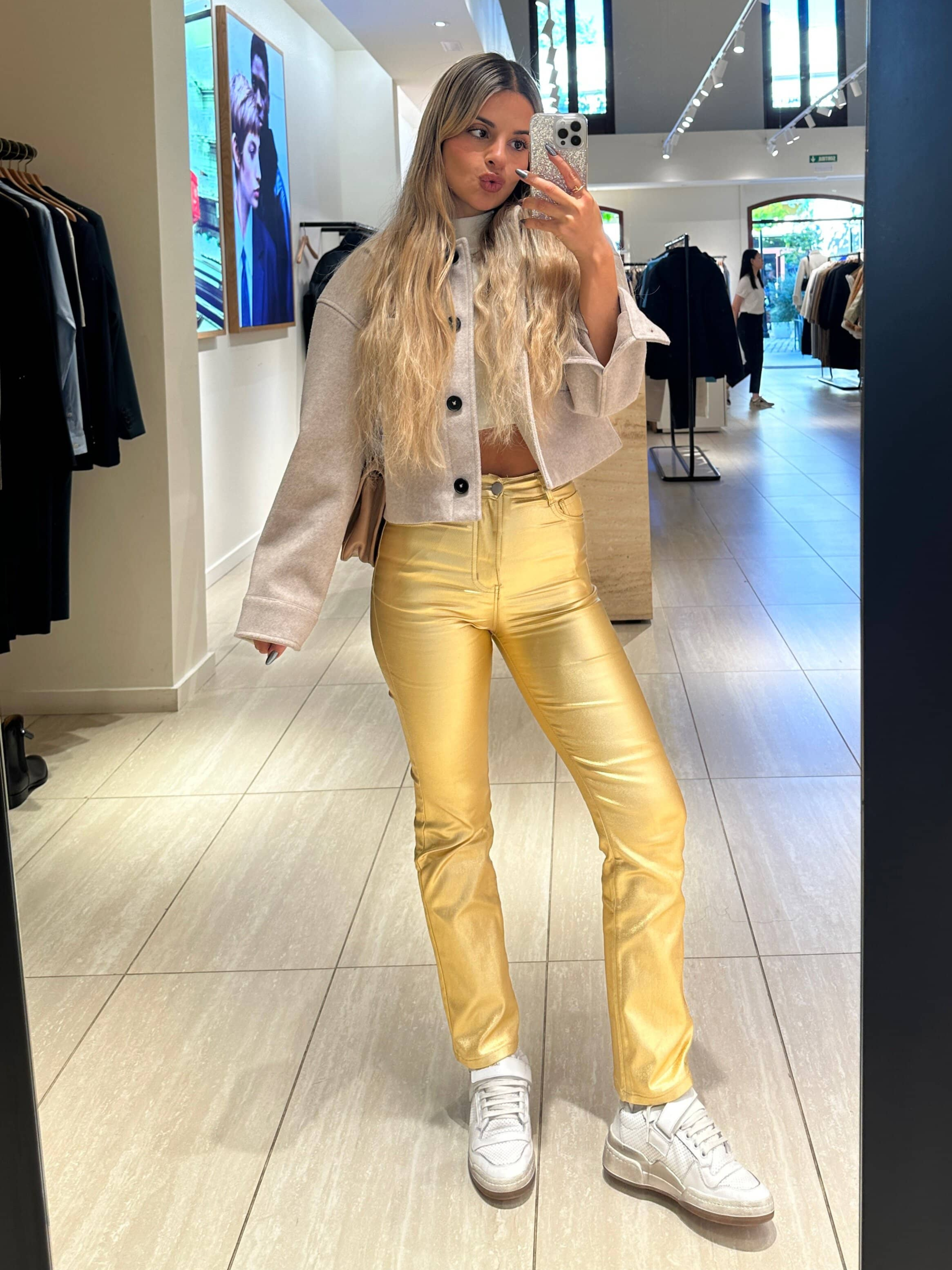 Pantalón Metalizado