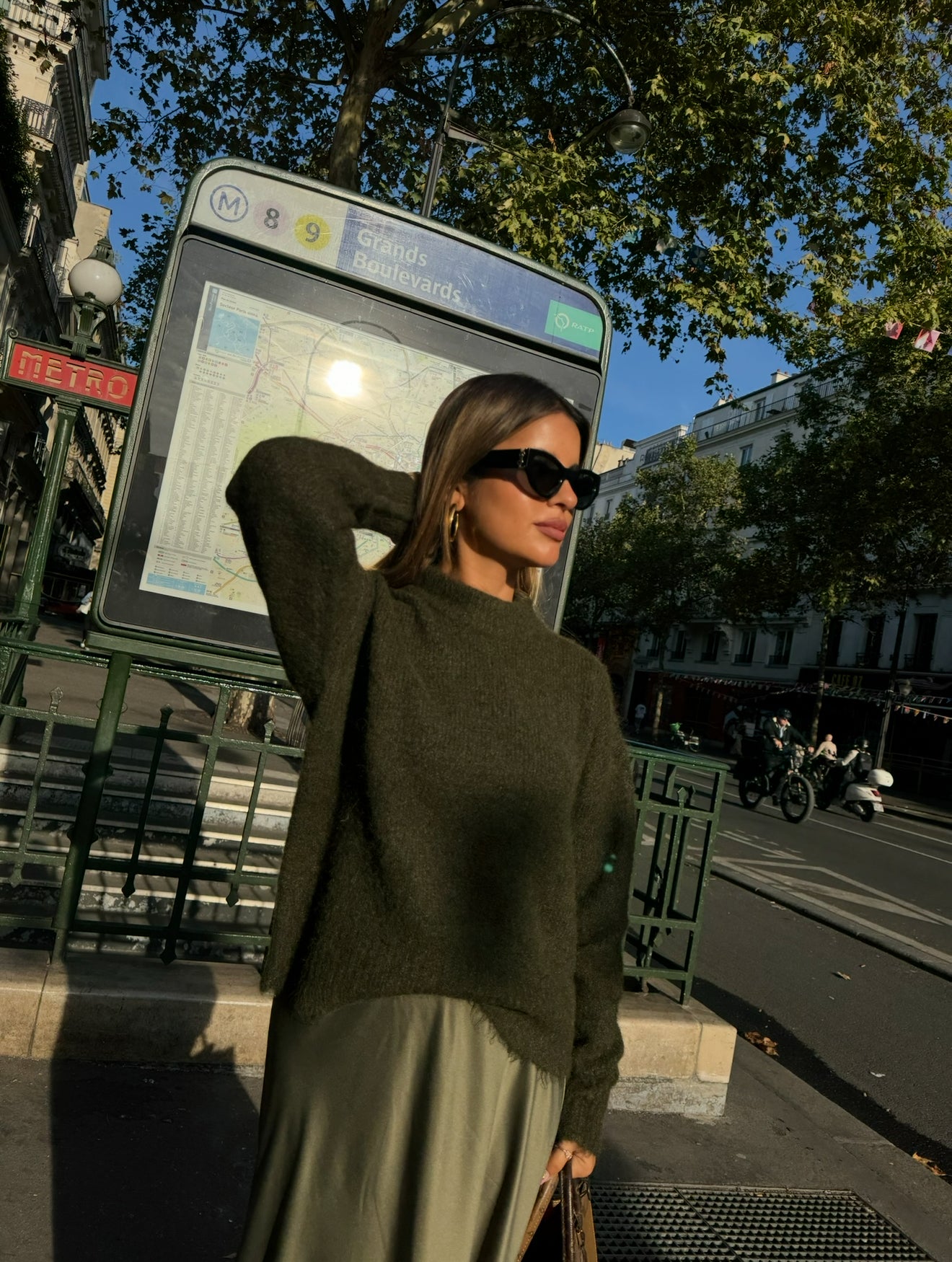 Jersey cuello redondo casual