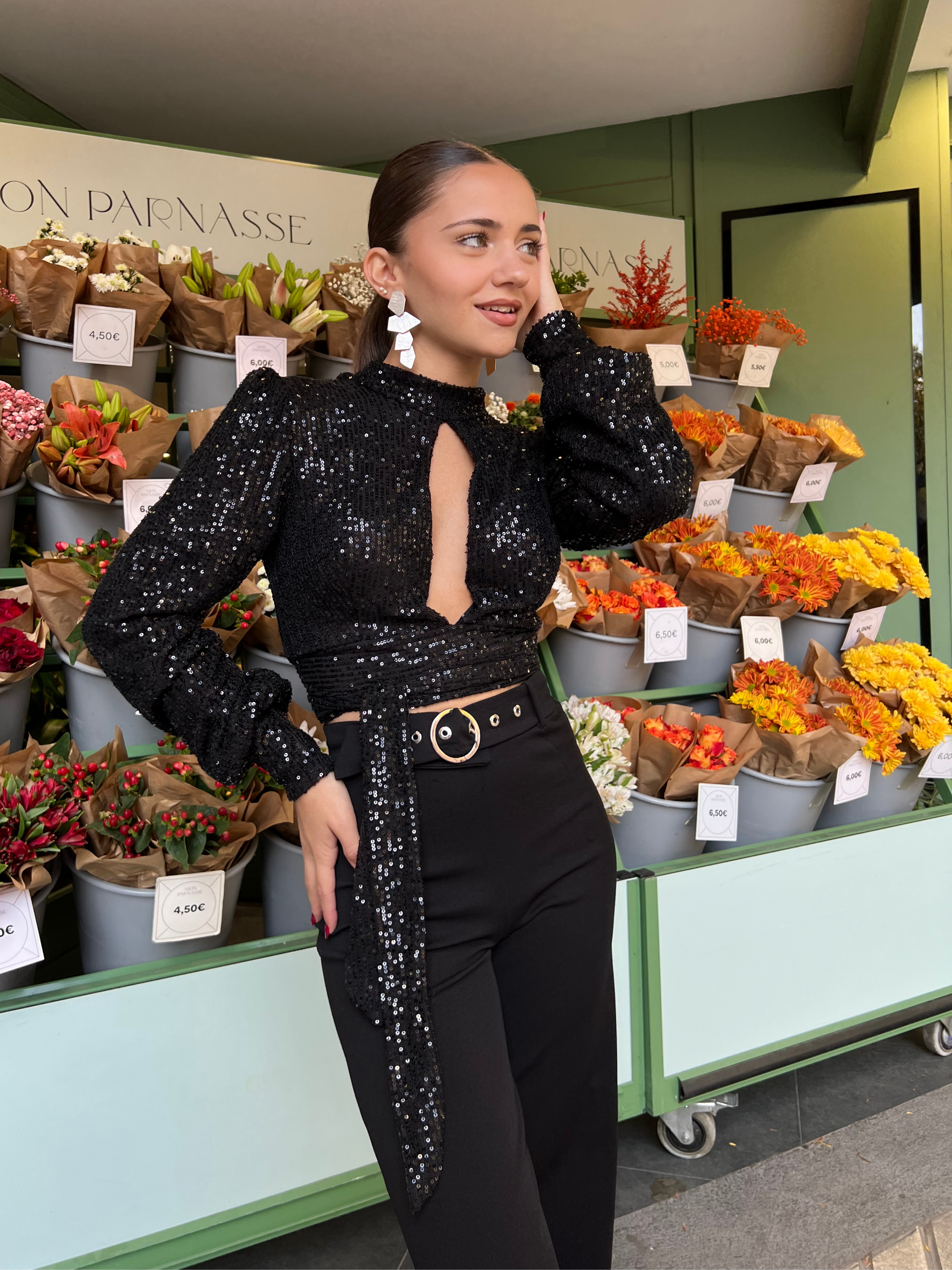 Very Sexy Paillettes Top