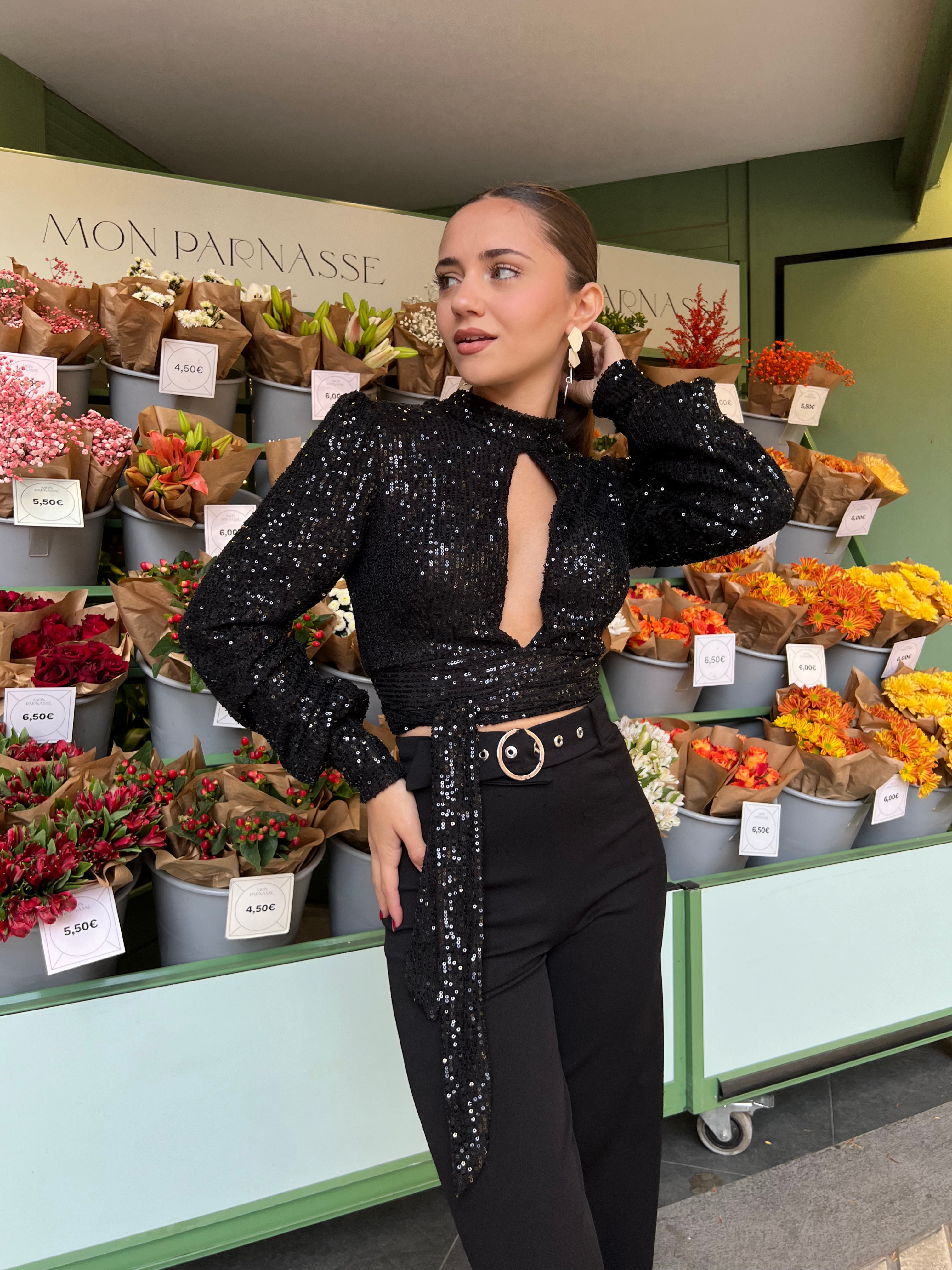 Very Sexy Paillettes Top