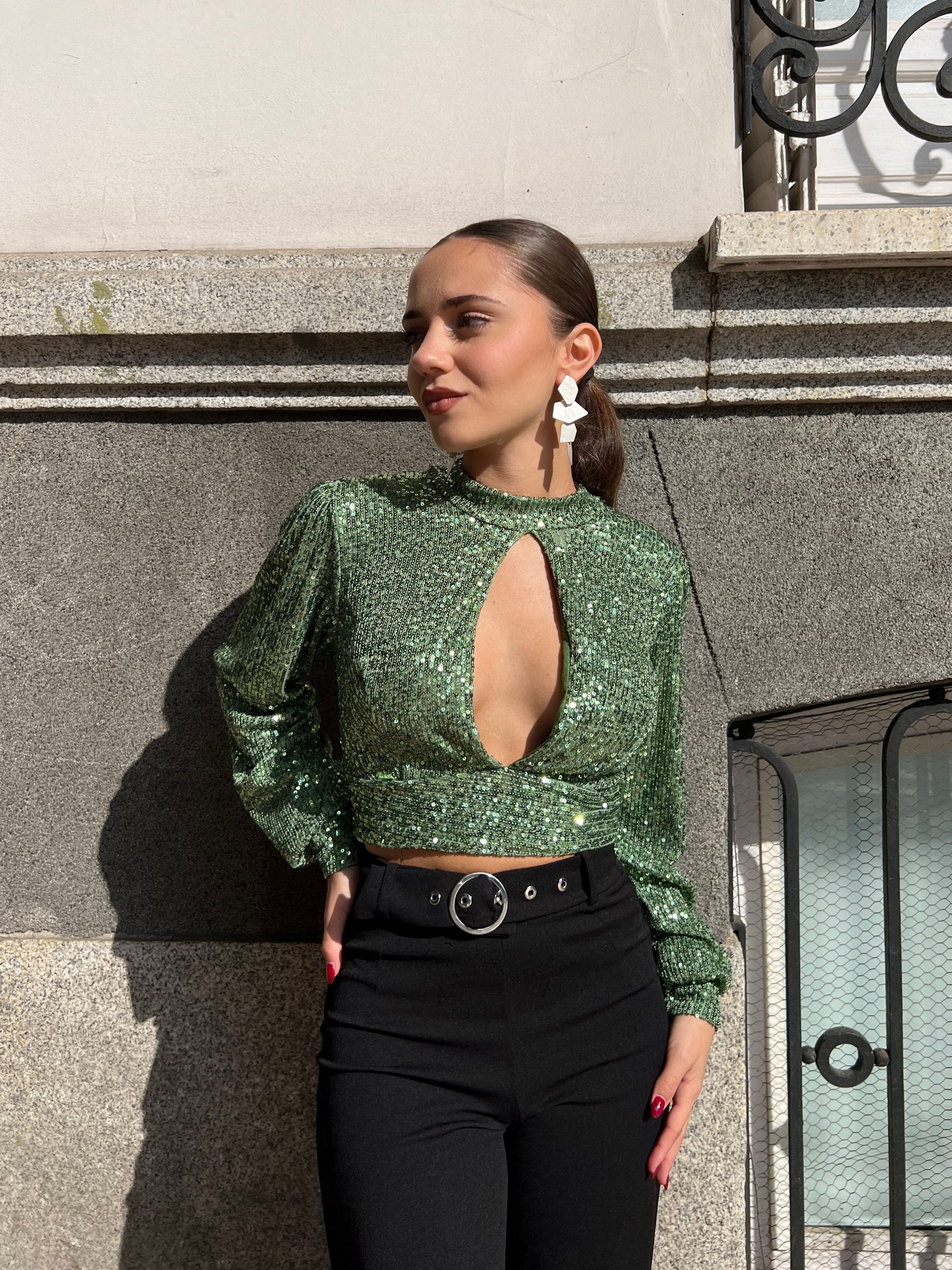 Very Sexy Paillettes Top