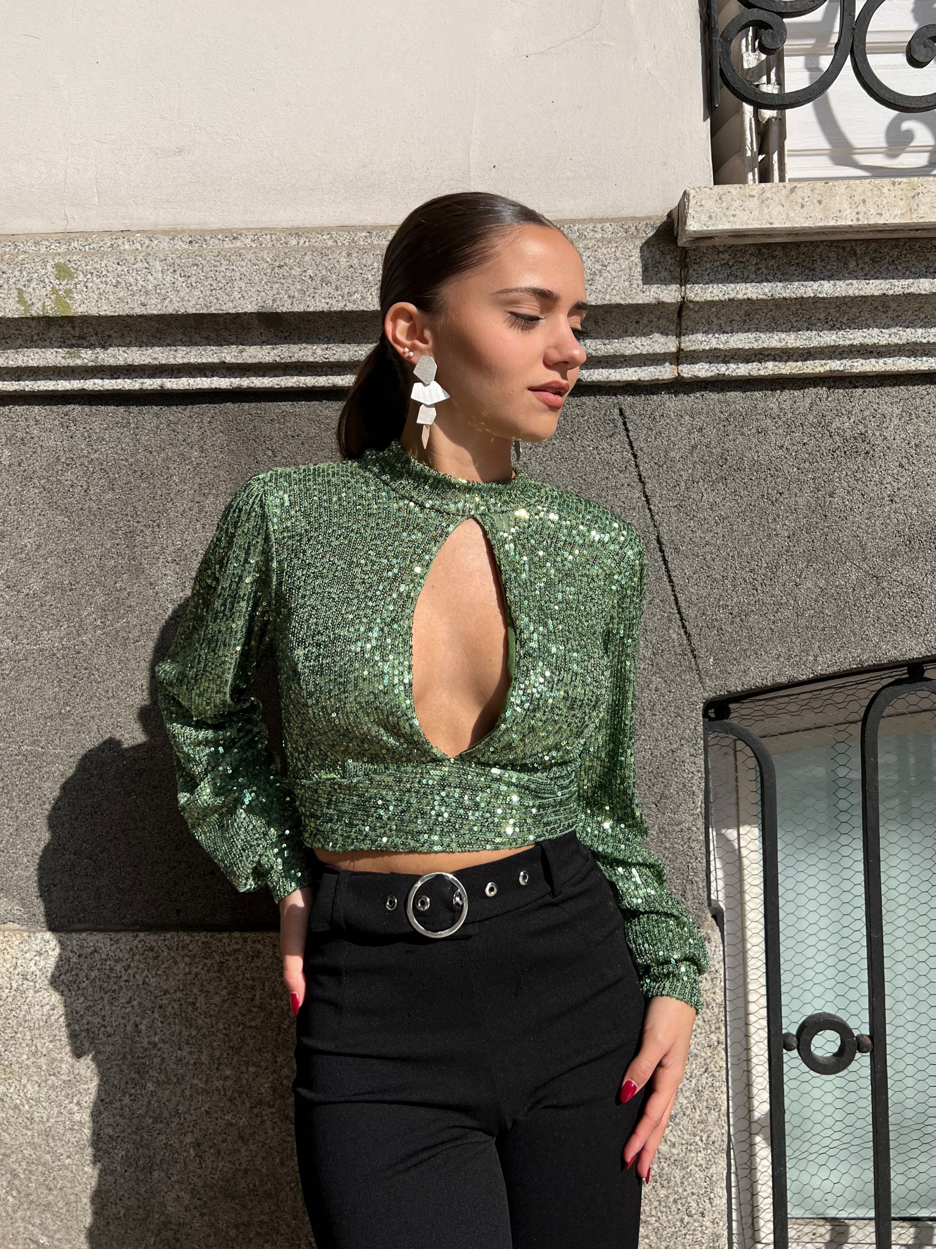 Very Sexy Paillettes Top