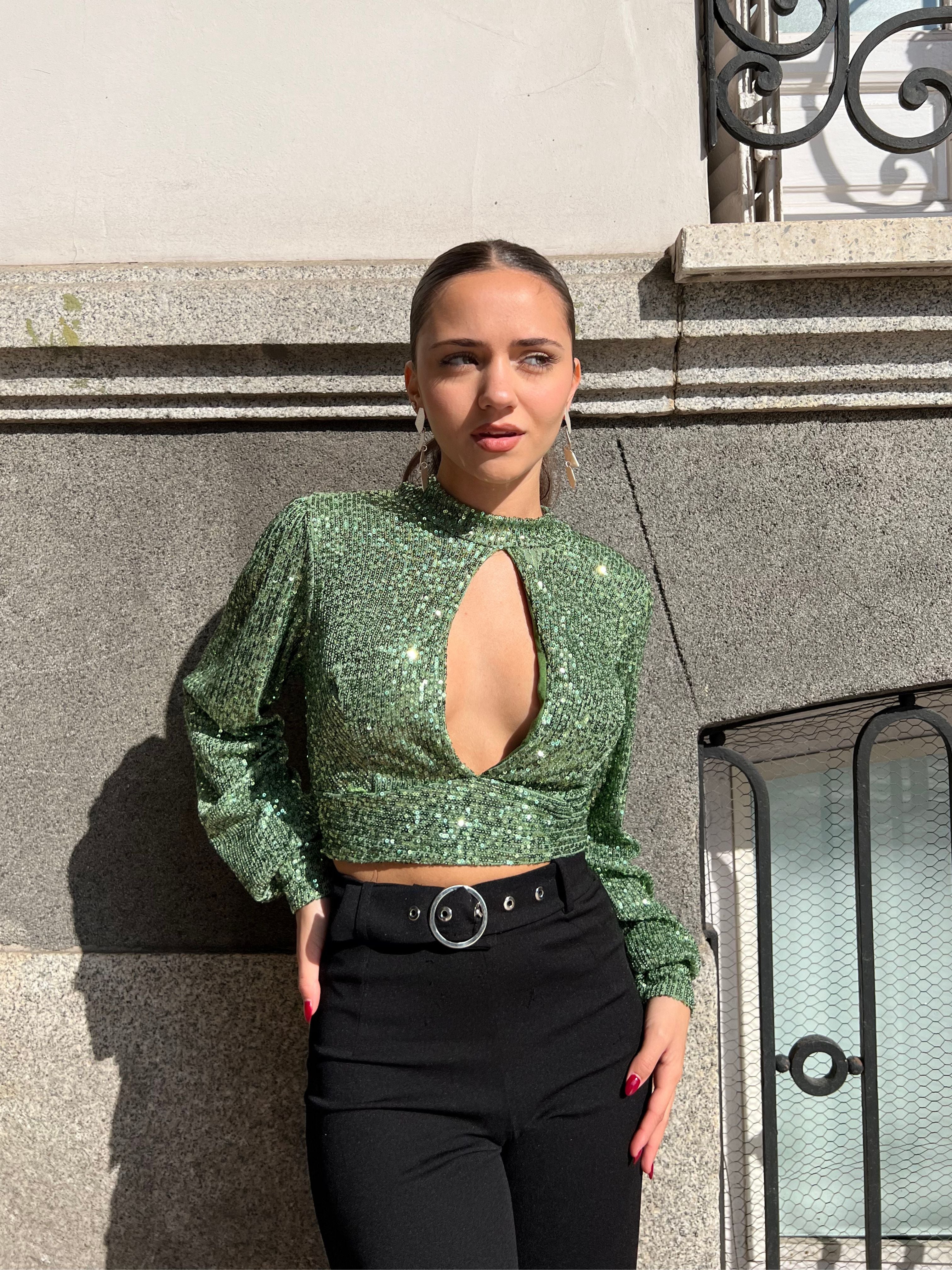 Very Sexy Paillettes Top