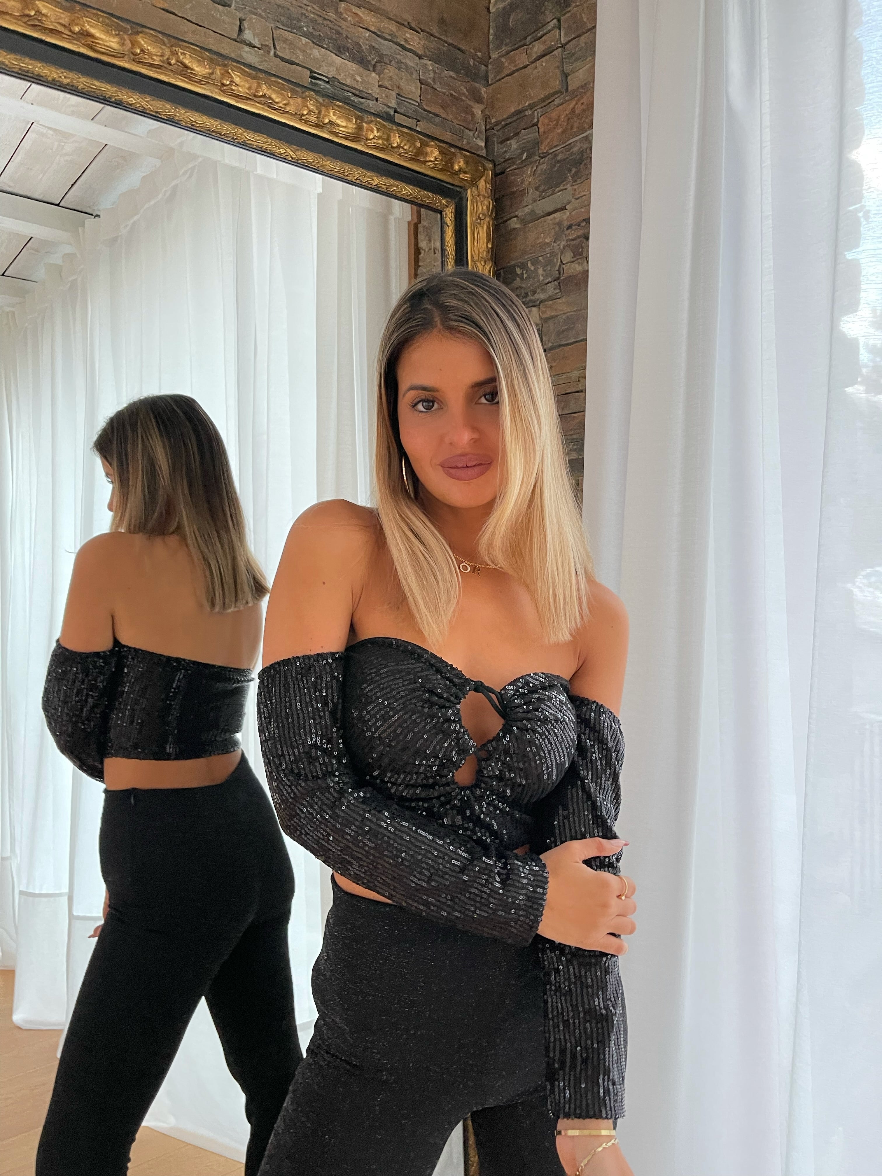 Dream Angel Sequins Top