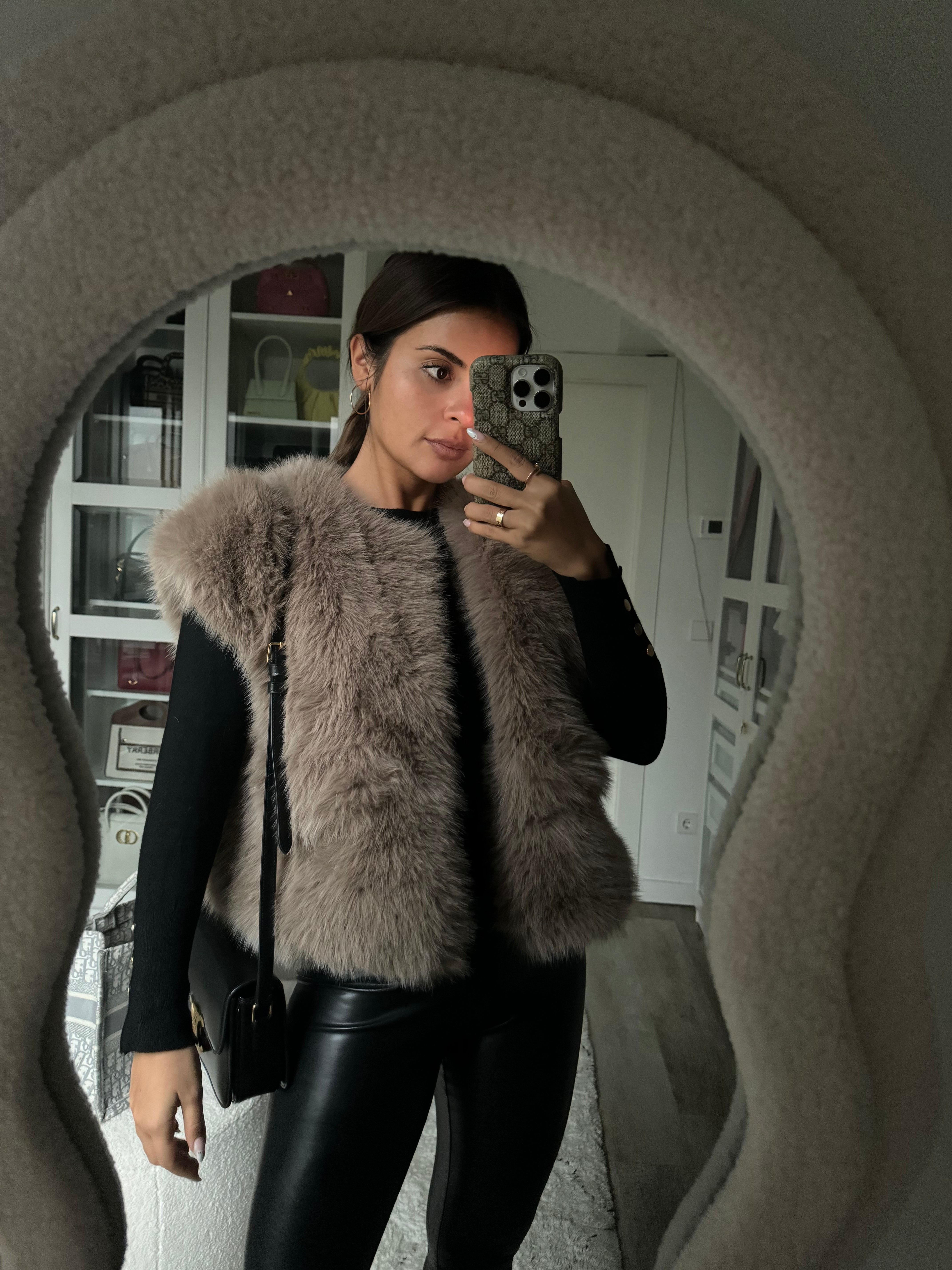 Chaleco Pelo con Bolsillos