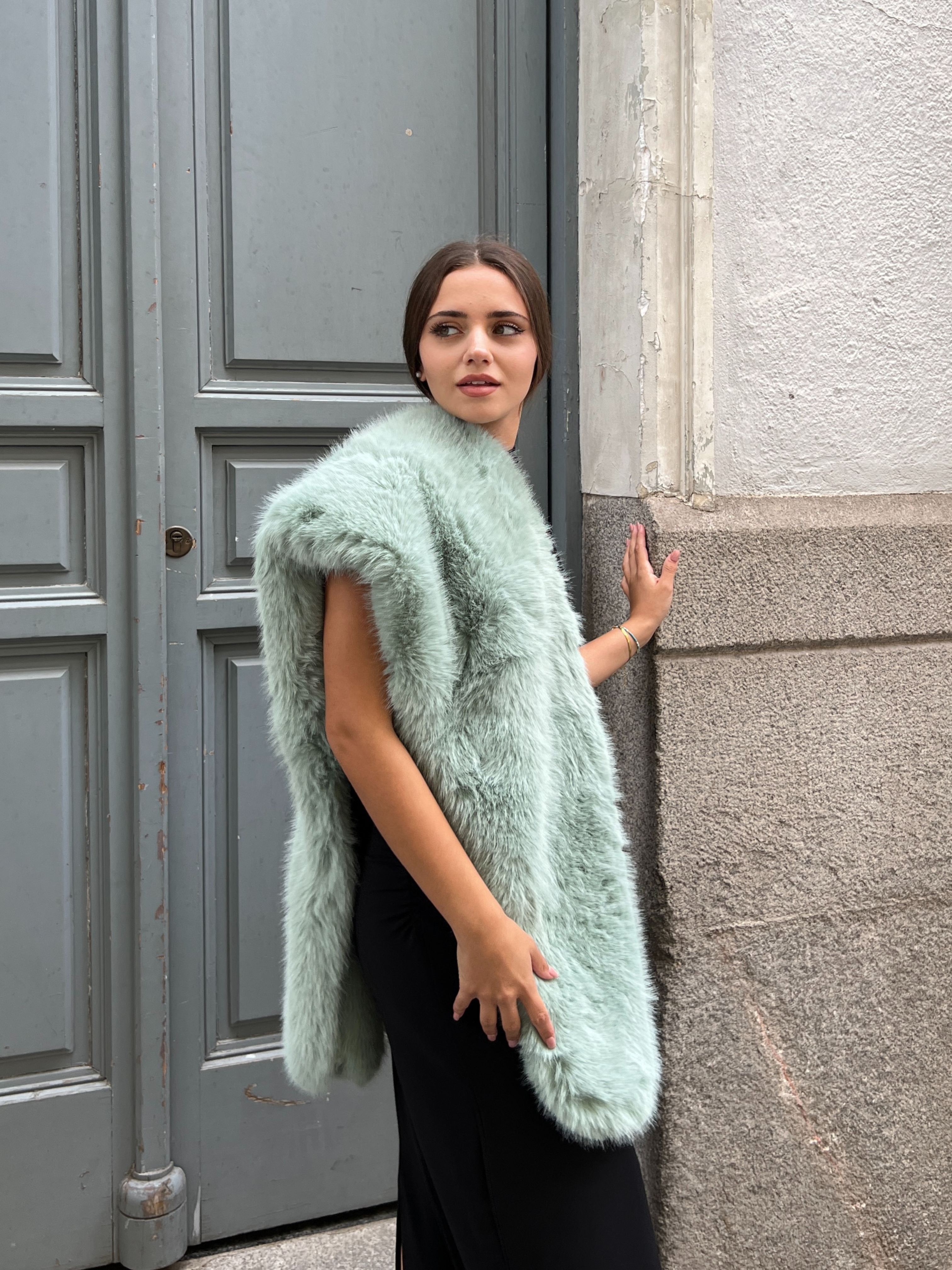 estola-pelo-boda-verde-menta