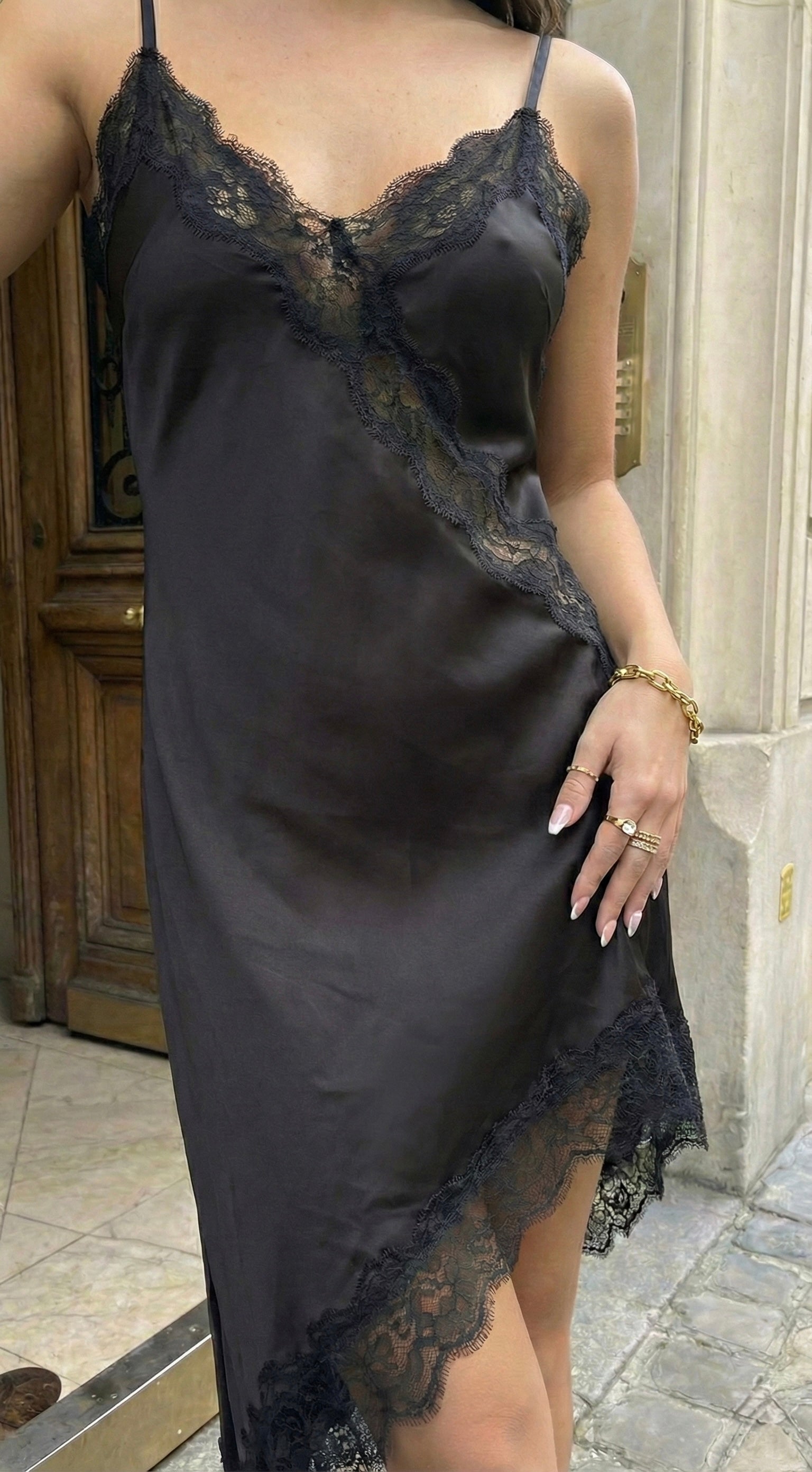 Vestido Lencero Asimétrico