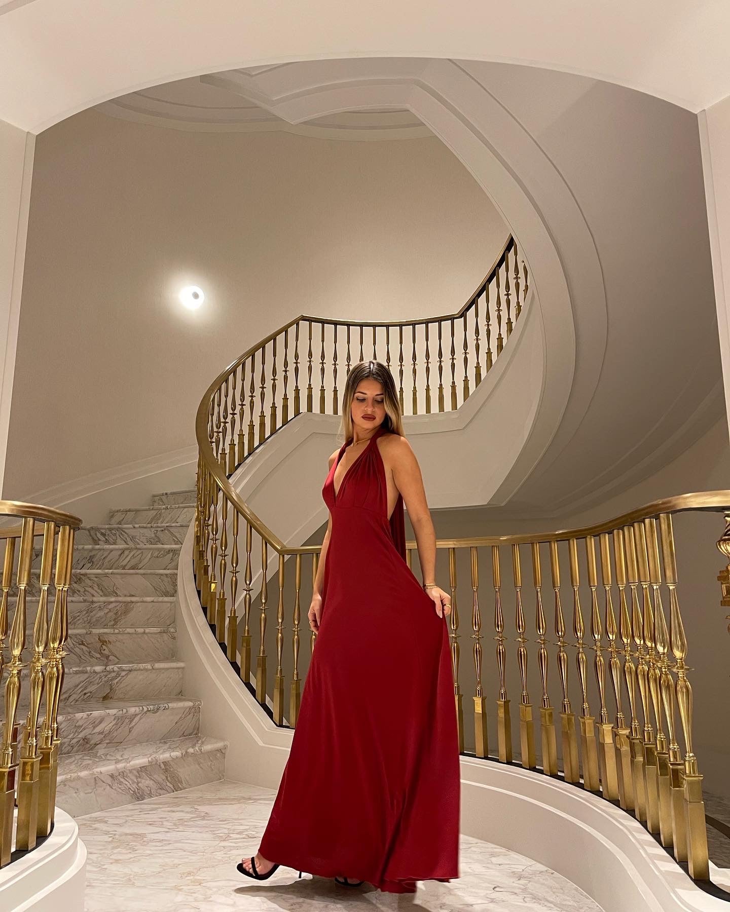 Vestido multiposición Abertura delantera