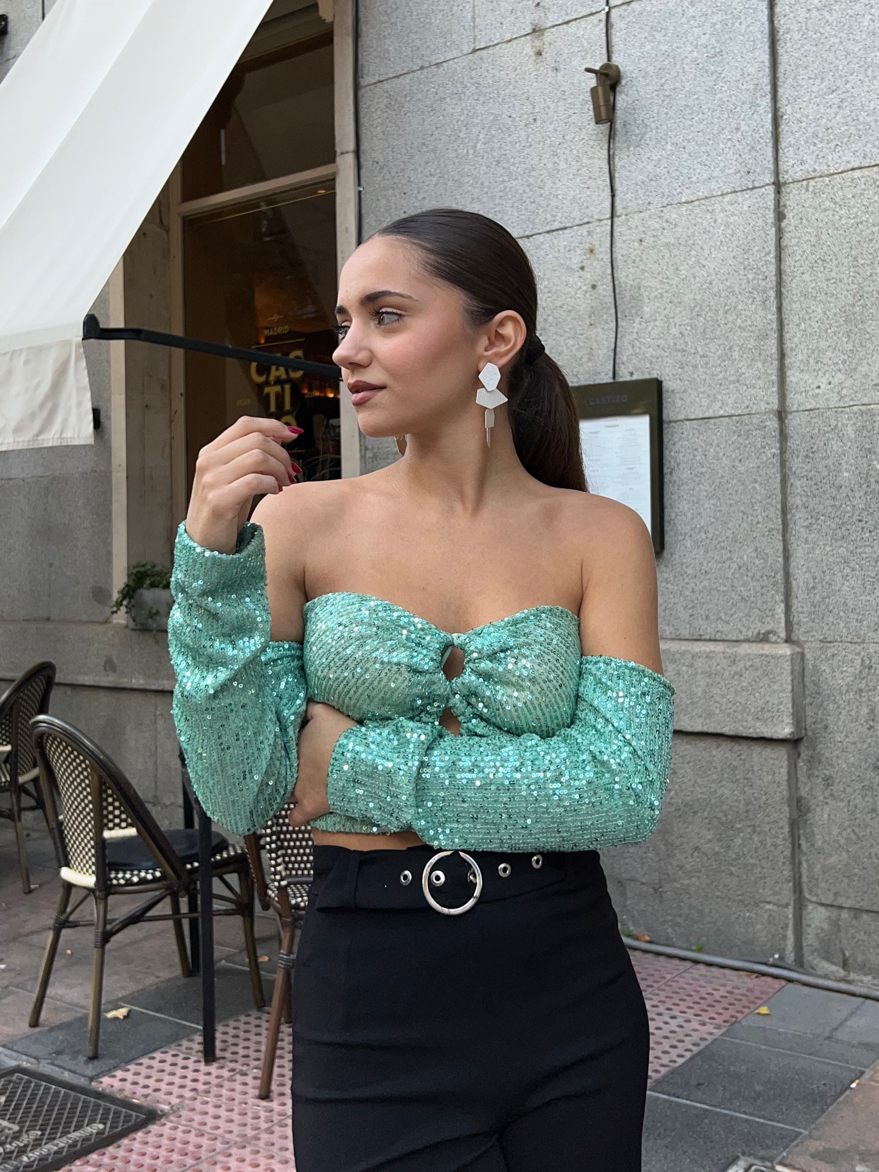 Dream Angel Sequins Top