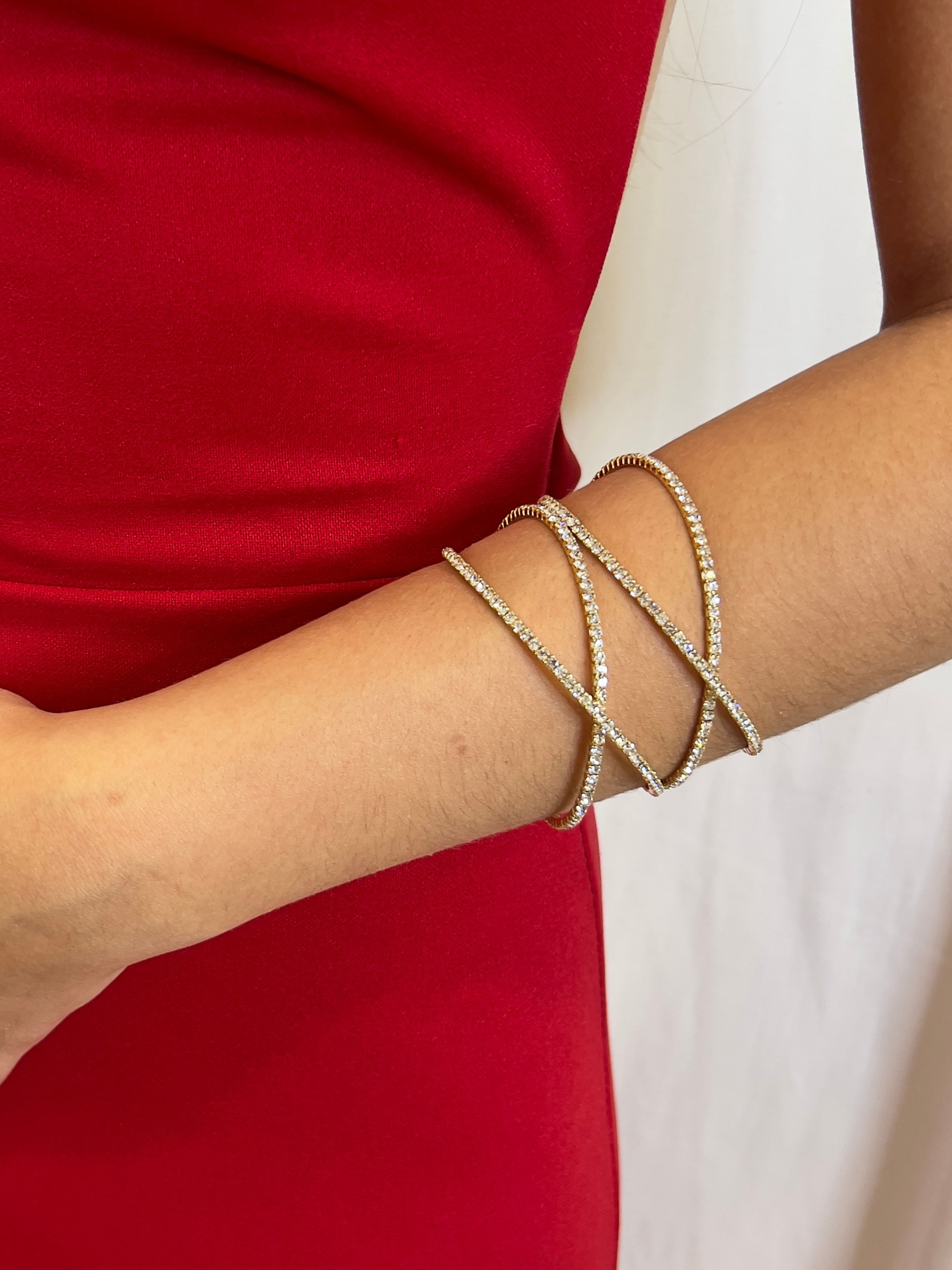 Brazalete Doble Cruzado