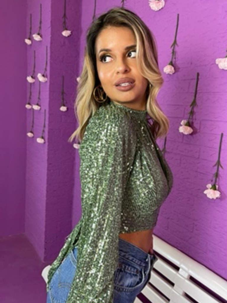 Very Sexy Paillettes Top