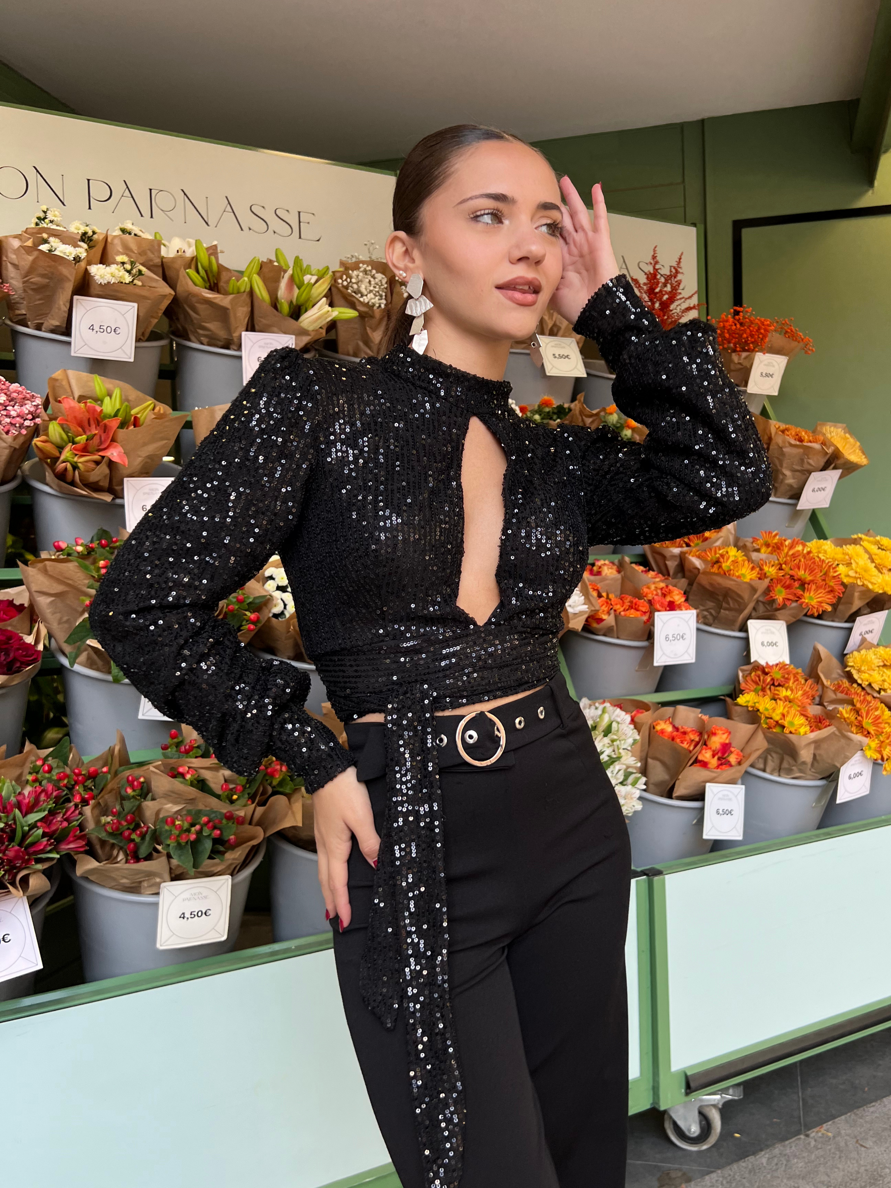 Very Sexy Paillettes Top