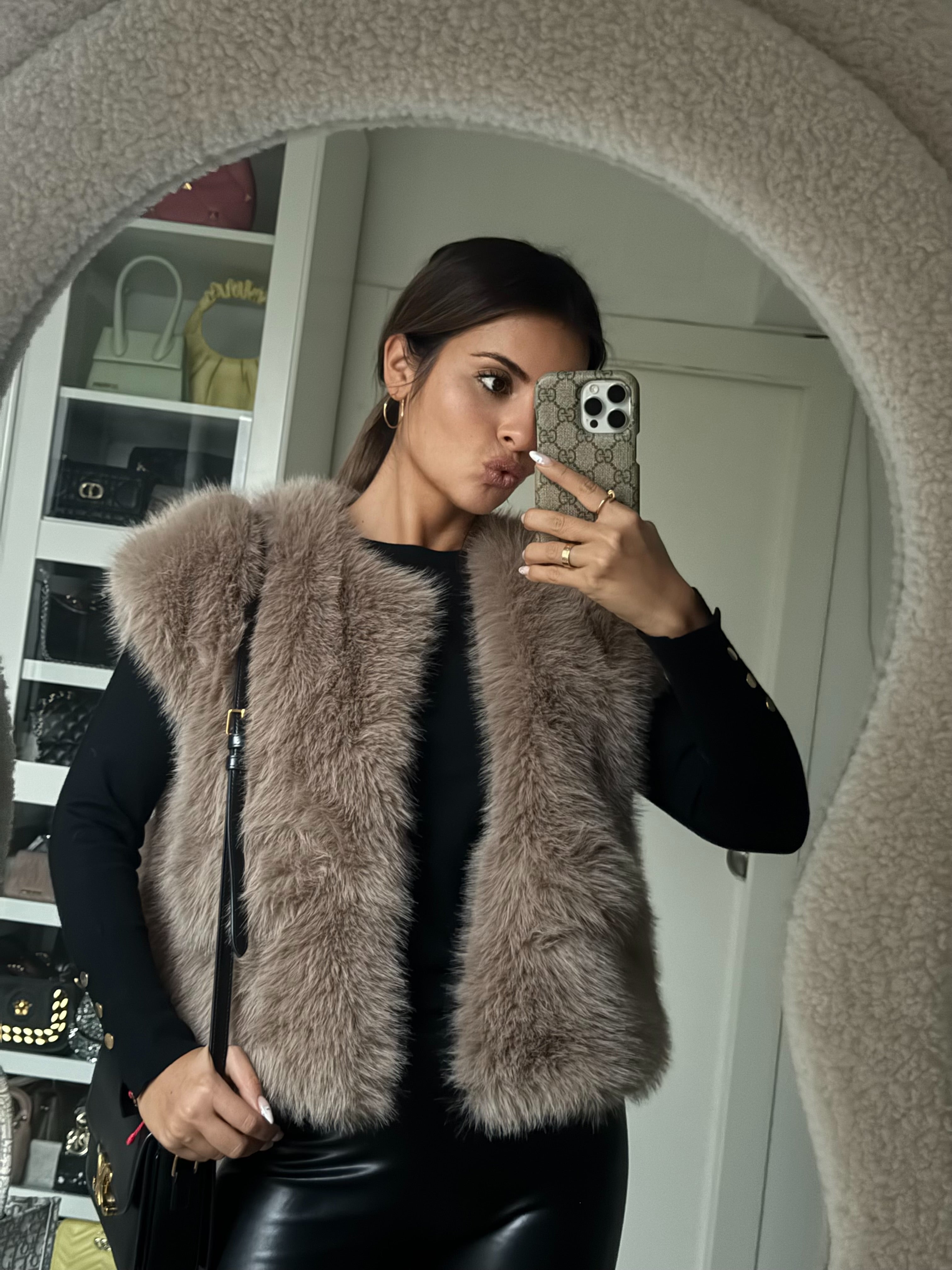 Chaleco Pelo con Bolsillos