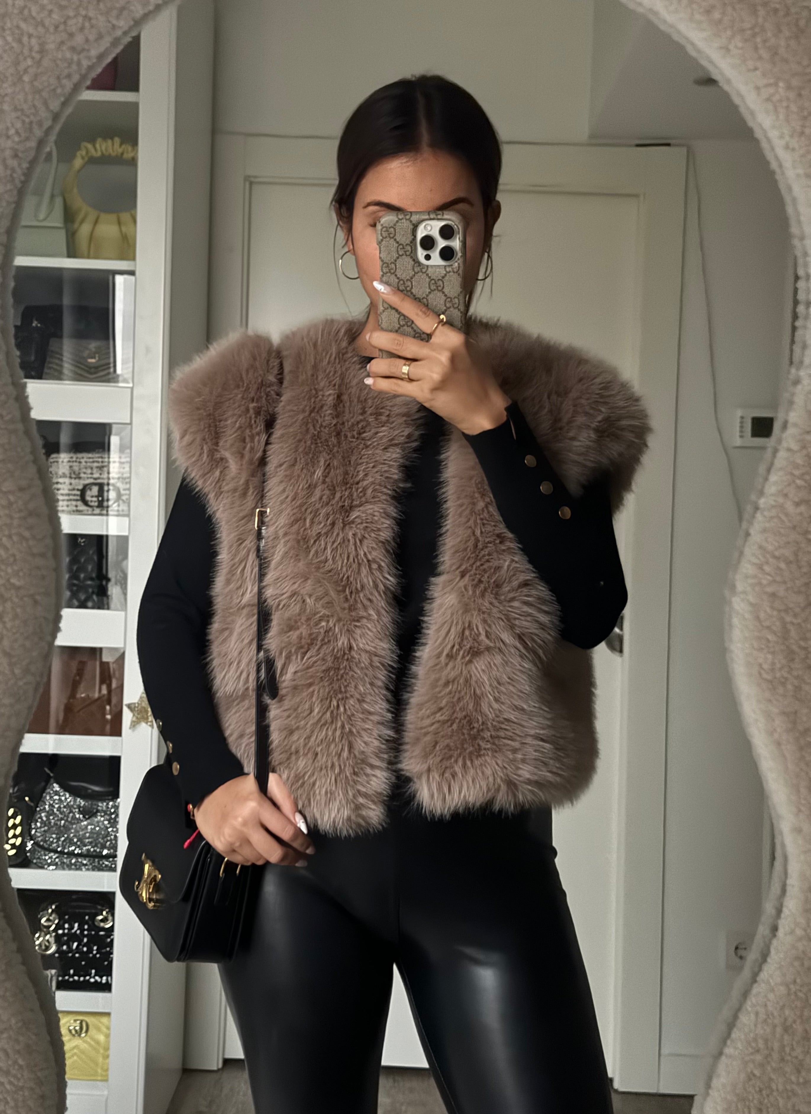 Chaleco Pelo con Bolsillos