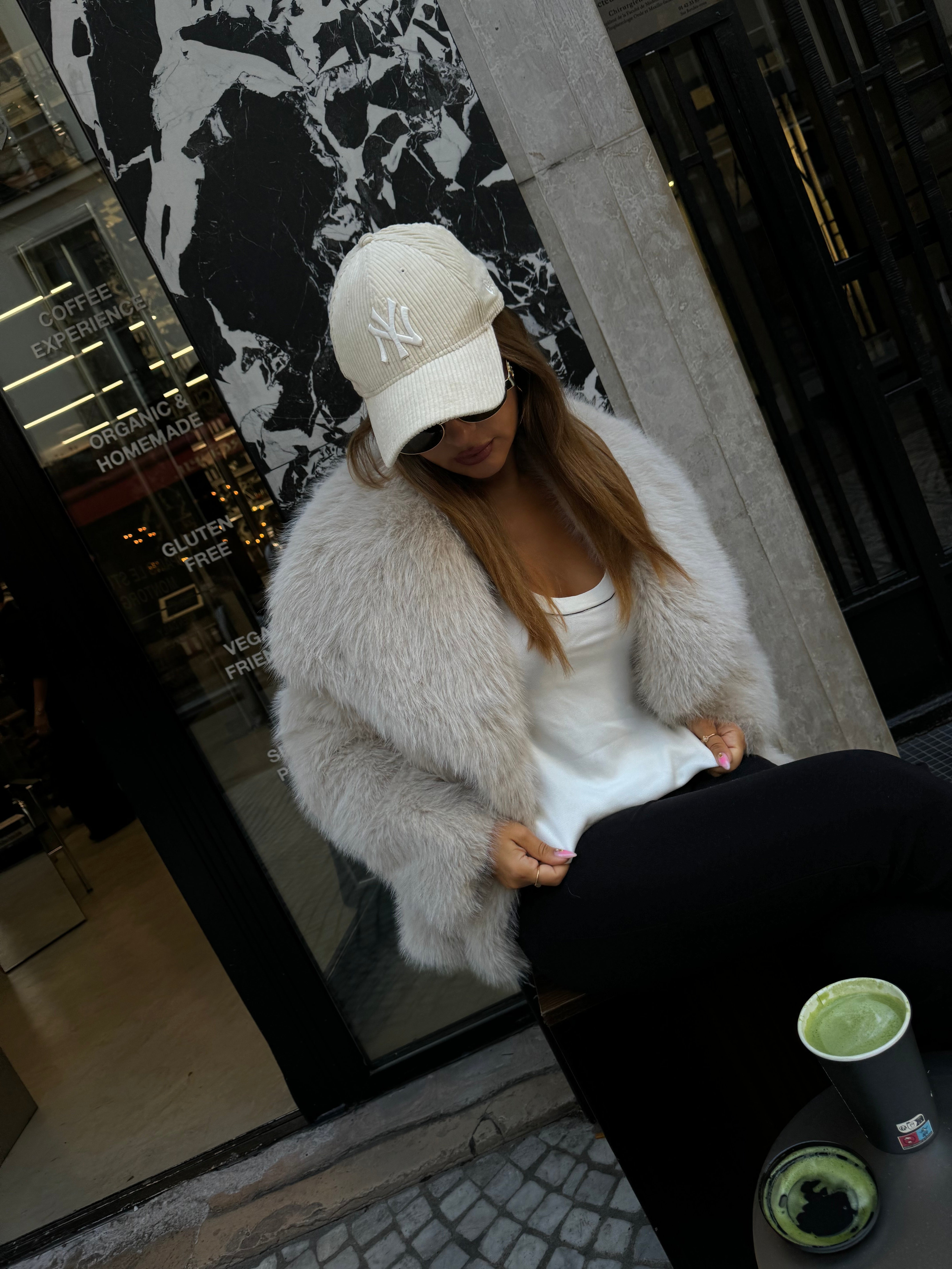 Chaqueta Efecto Pelo