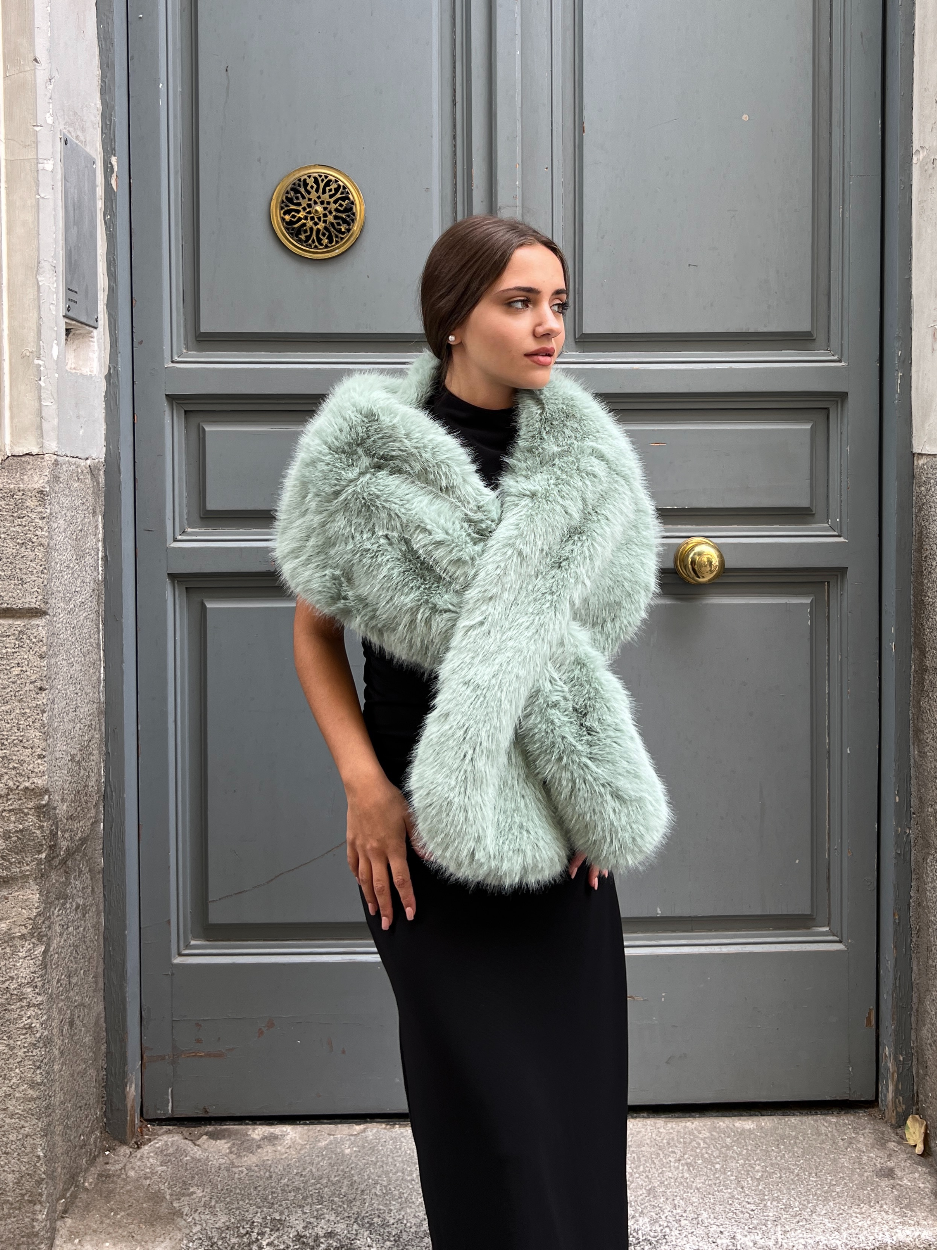 estola-pelo-boda-verde-menta