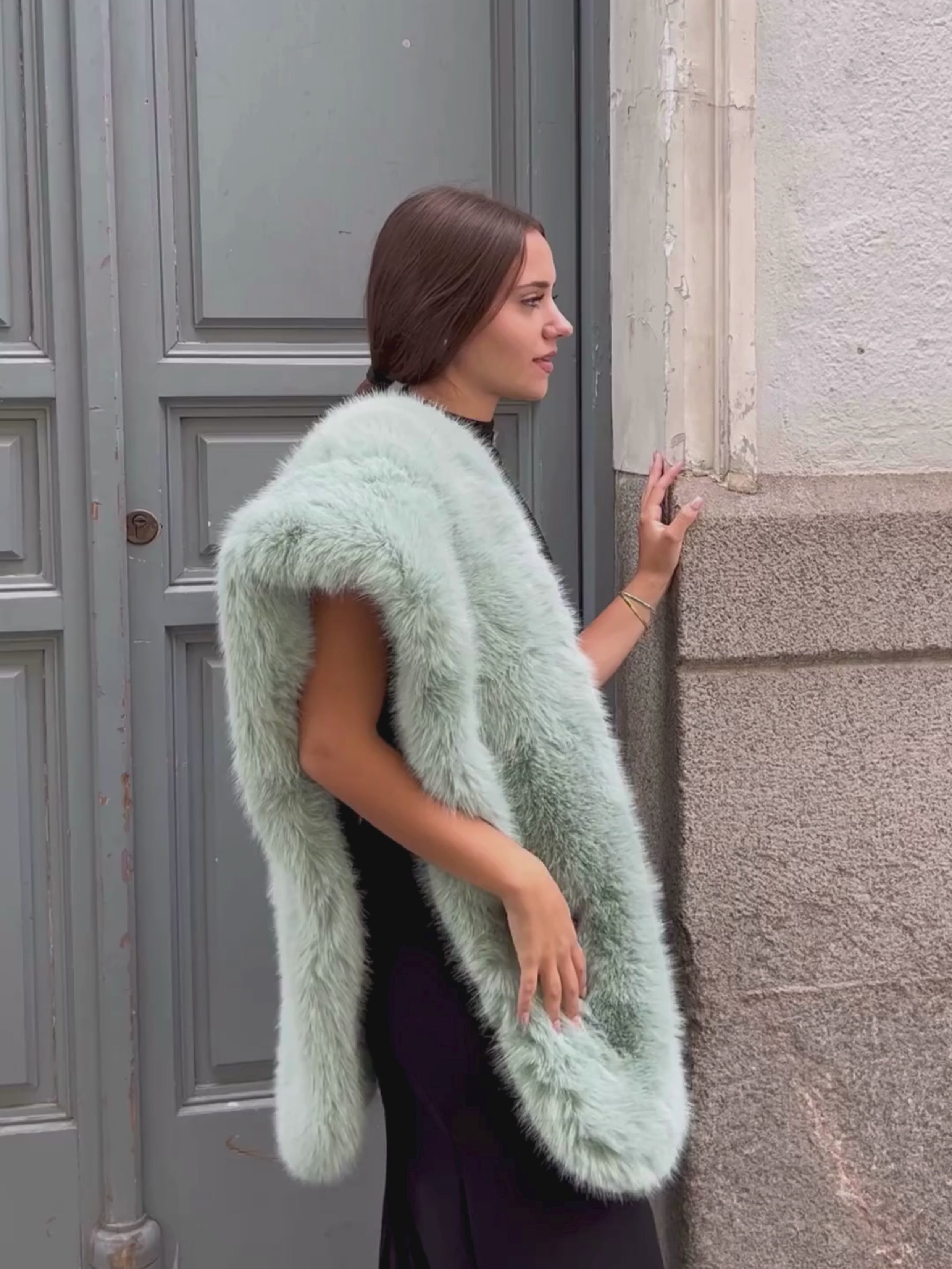 estola-pelo-boda-verde-menta