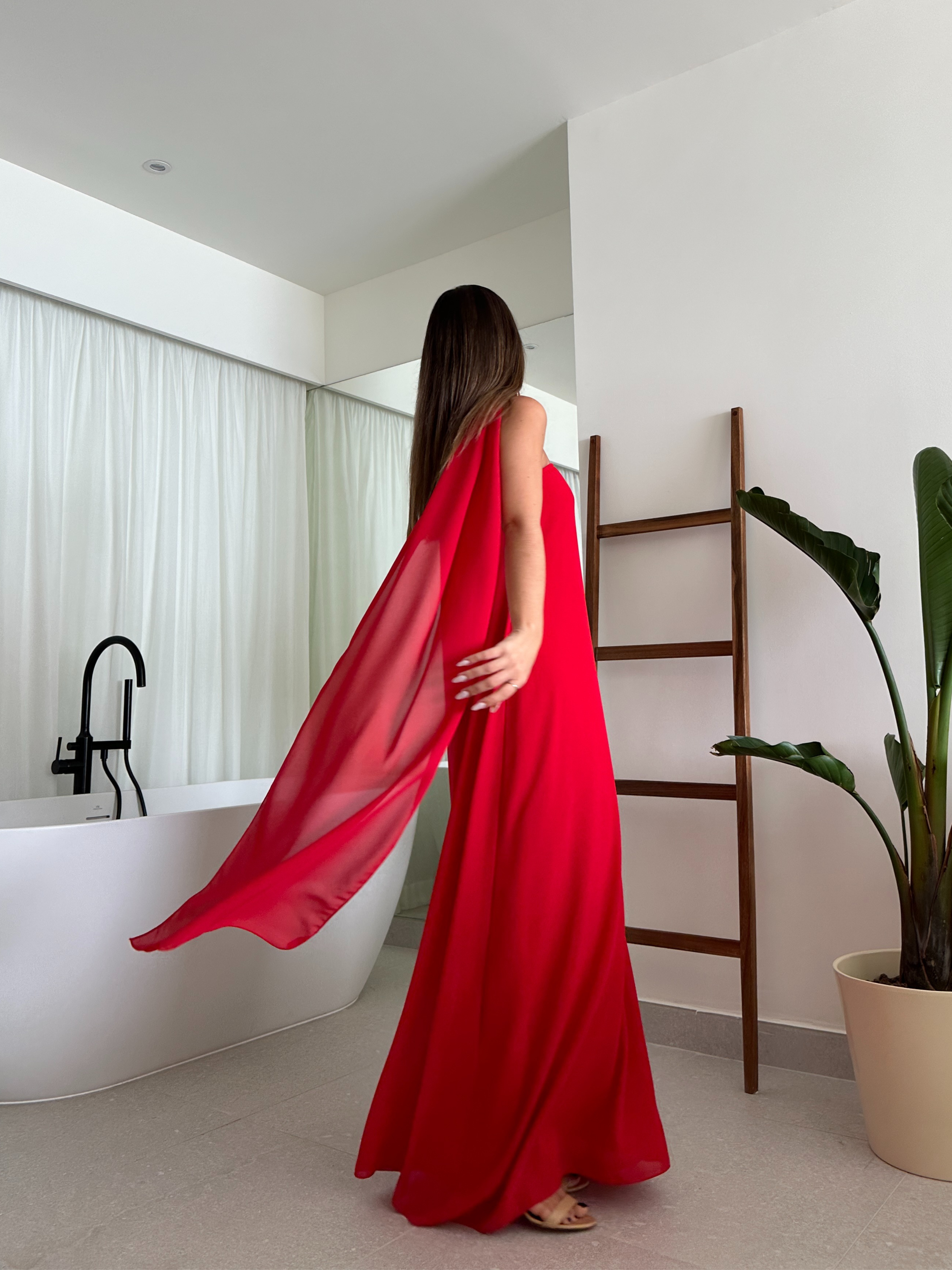 Vestido largo Escote palabra de honor