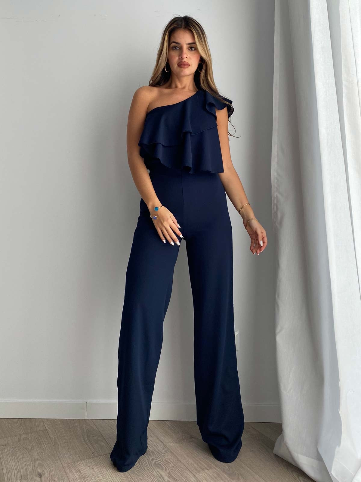 Monos Largos Mono Multiposicion Mono Azul Ropa Blue Jumpsuit Word